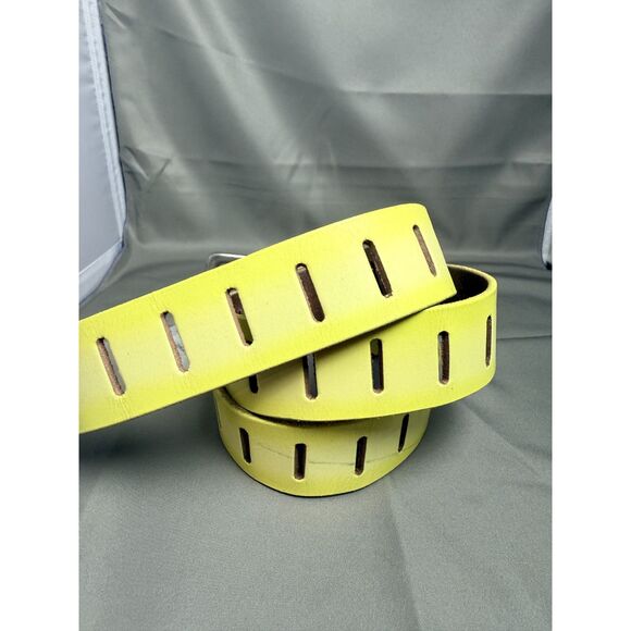 NWT Free People We The Free Nubuck Jona Belt in Yellow size M/L main image 10